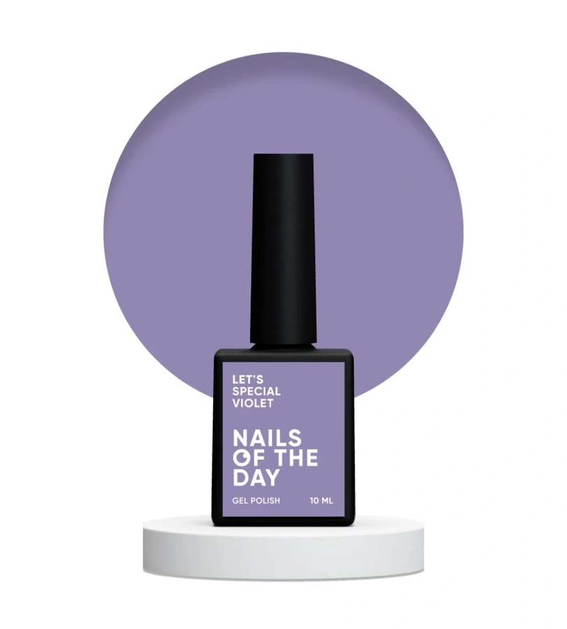 Гель-лак Nails Of The Day Let’s Special Violet 285 бузковий, емаль 10 мл
