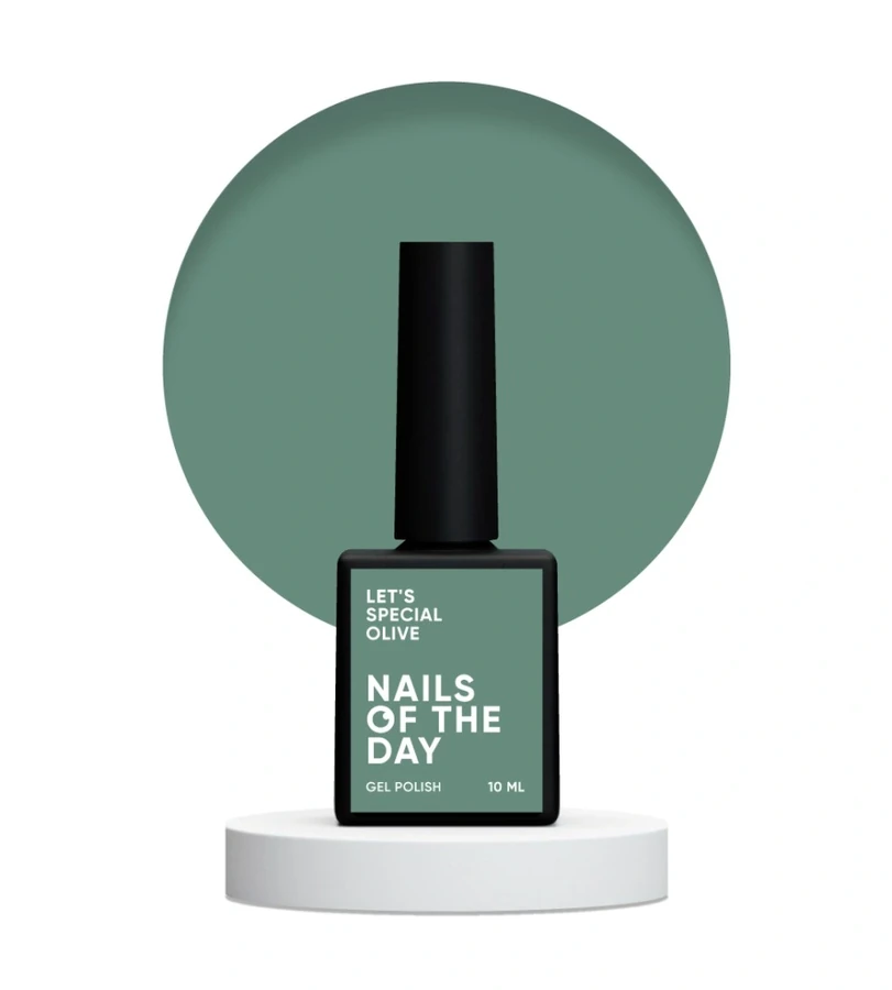 Гель-лак Nails Of The Day Let’s Special Olive 341 холодний оливковий, емаль 10 мл