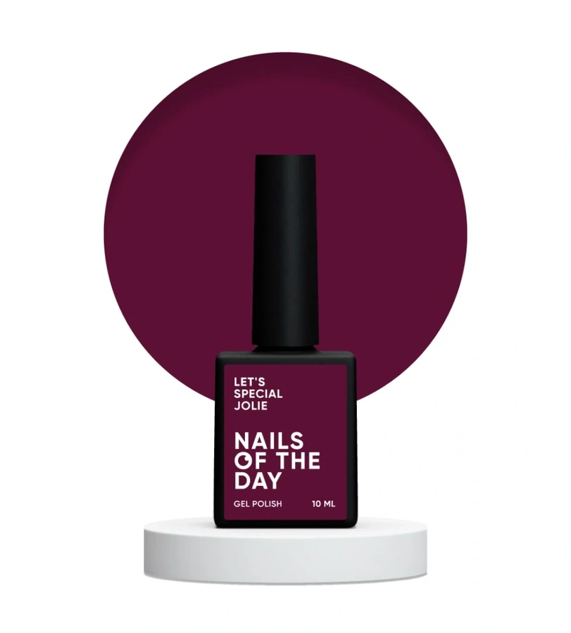 Гель-лак Nails Of The Day Let’s Special Jolie 373 марсала, емаль 10 мл
