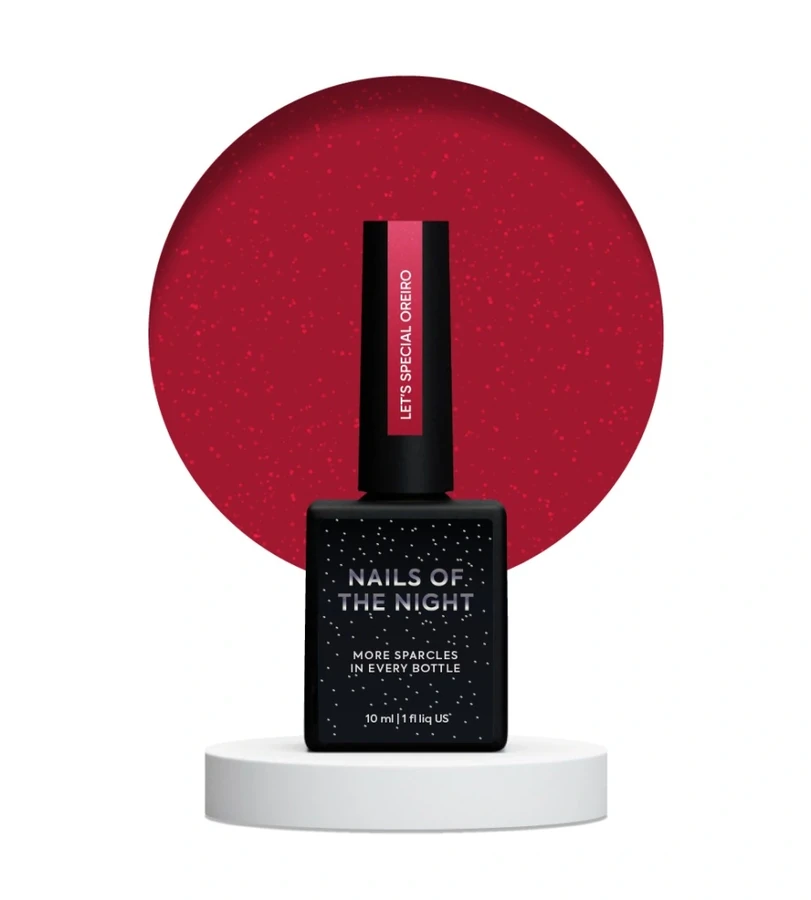 Гель-лак Nails Of The Day NAILSOFTHENIDHT Let’s Special Oreiro світло&ndash;червоний, зі світловідбиваючим шимером 10 мл