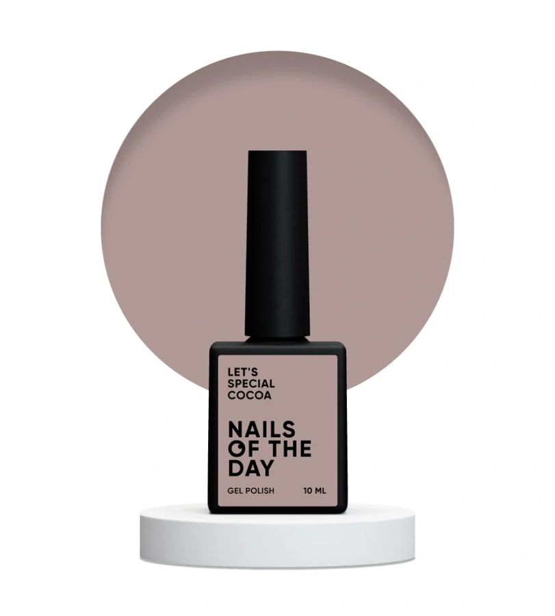 Гель-лак Nails Of The Day Let’s Special Cocoa молочно&mdash;коричневий, емаль 10 мл