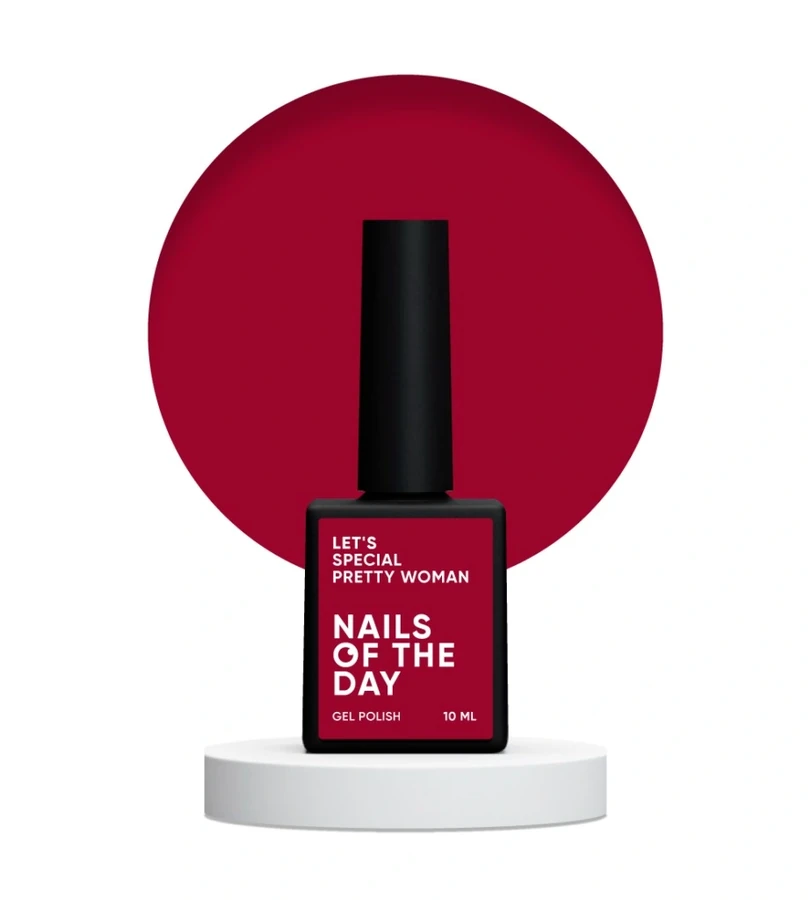 Гель-лак Nails Of The Day Let’s Special Pretty Woman 161 малиновий, емаль 10 мл
