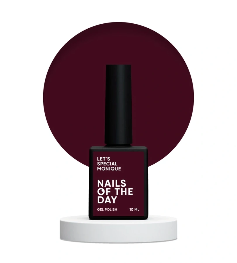 Гель-лак Nails Of The Day Let’s Special Monique 365 темно&ndash;сливовий, емаль 10 мл