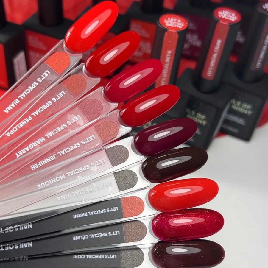 Гель-лак Nails Of The Day NAILSOFTHENIGHT Let’s Special Odri тепла стигла черешня, світловідбиваючий 10 мл