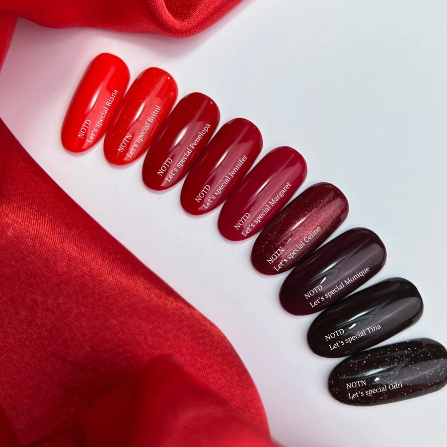 Гель-лак Nails Of The Day NAILSOFTHENIGHT Let’s Special Odri тепла стигла черешня, світловідбиваючий 10 мл
