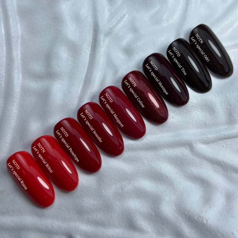 Гель-лак Nails Of The Day NAILSOFTHENIGHT Let’s Special Britni яскраво&ndash;багряний, світловідбиваючий 10 мл