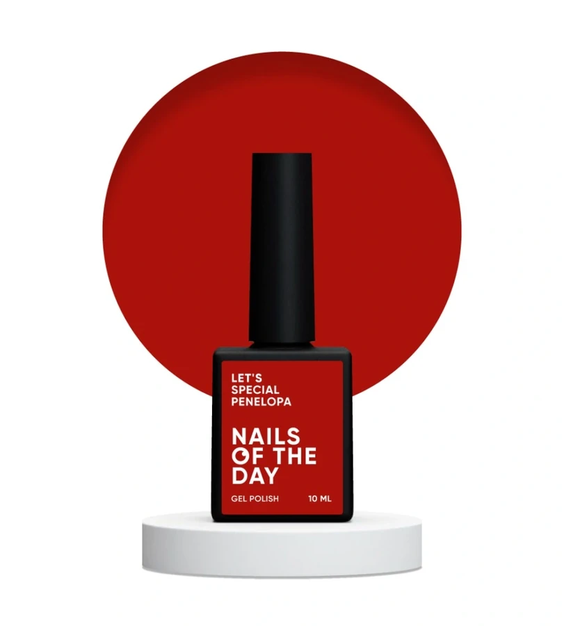 Гель-лак Nails Of The Day Let’s Special Penelopa 141 яскраво&ndash;багряний, світловідбиваючий 10 мл