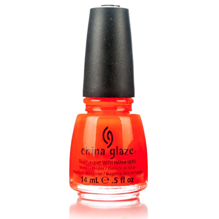 Лак China Glaze Orange Knockout помаранчевий неон, емаль 14 мл