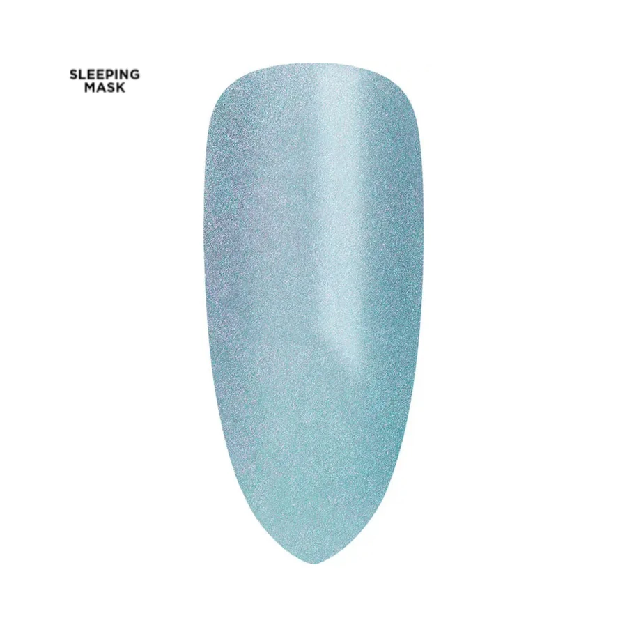 Гель-лак CND Shellac Sleeping Mask блакитно-аквамариновий, з шиммером 7,3 мл