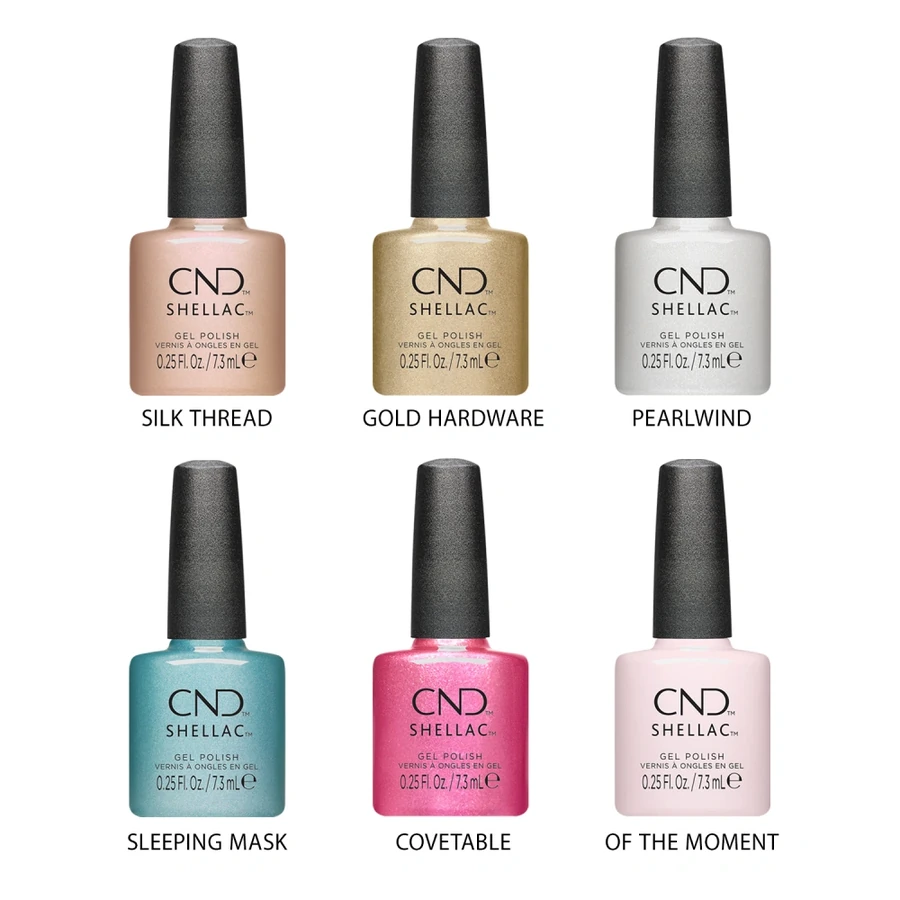 Гель-лак CND Shellac Pearlwind білий, перламутровий 7,3 мл