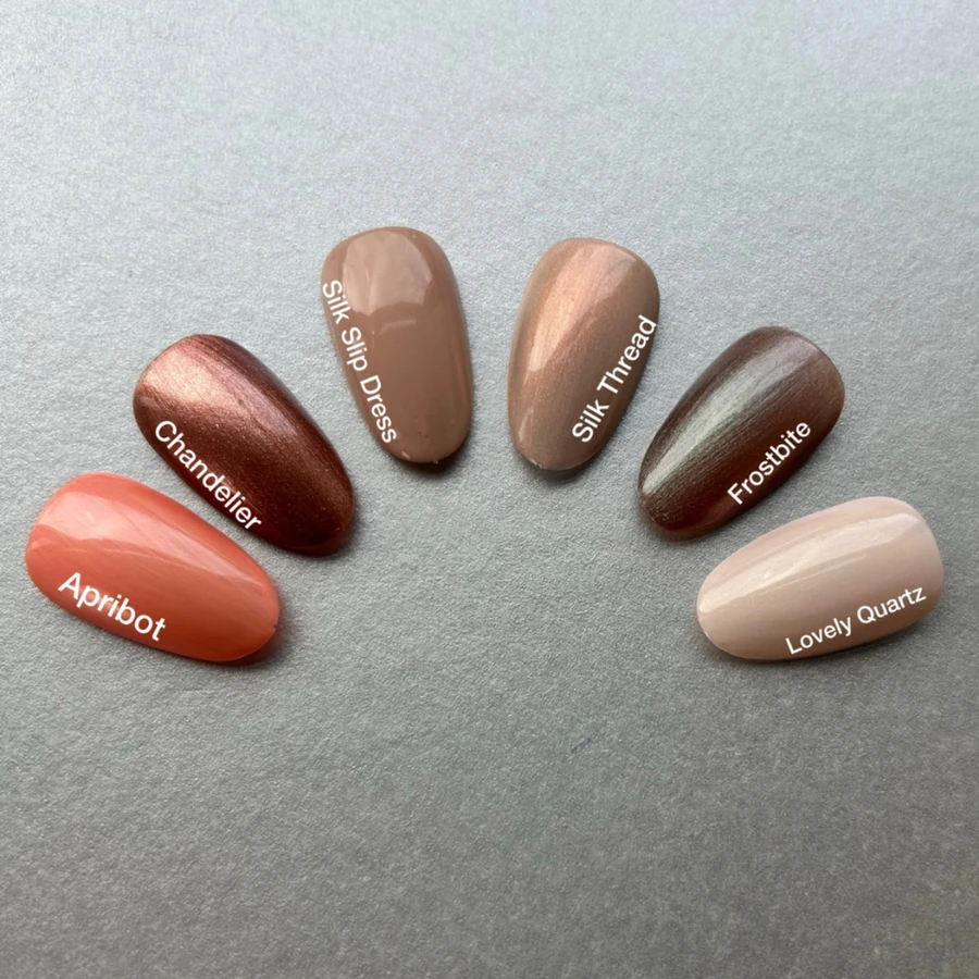 Гель-лак CND Shellac Silk Thread теплий бежевий, з рожевим шиммером 7,3 мл