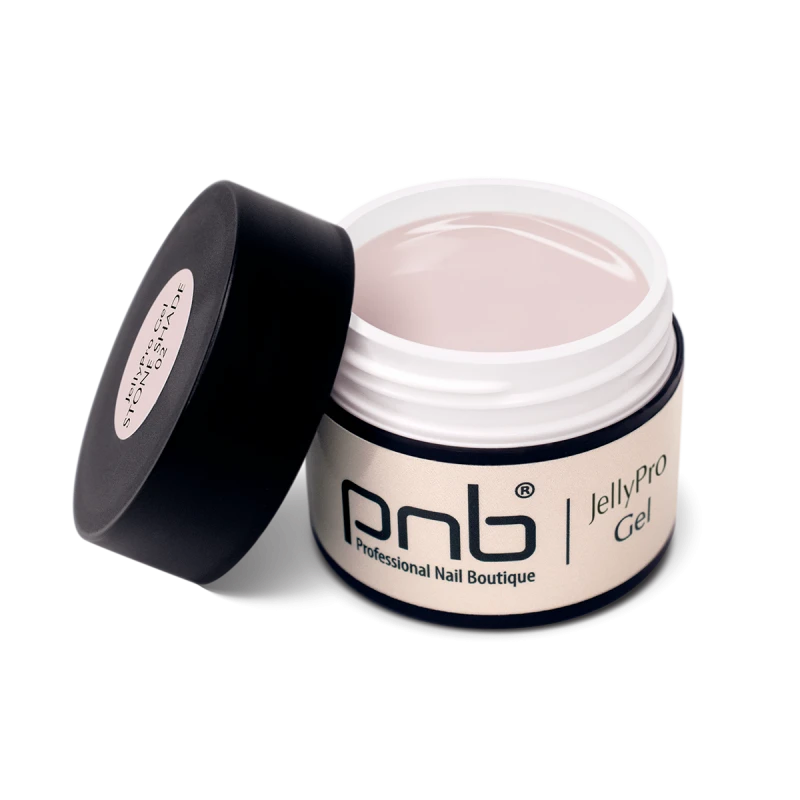 Конструюючий гель-желе PNB JellyPro Gel 02 Stone Shade світло-бежевий з сірим підтоном 15 мл