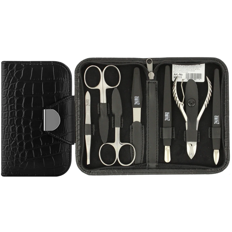 Манікюрний набір Zauber Manicure Tools Set MS-111 7 предметів