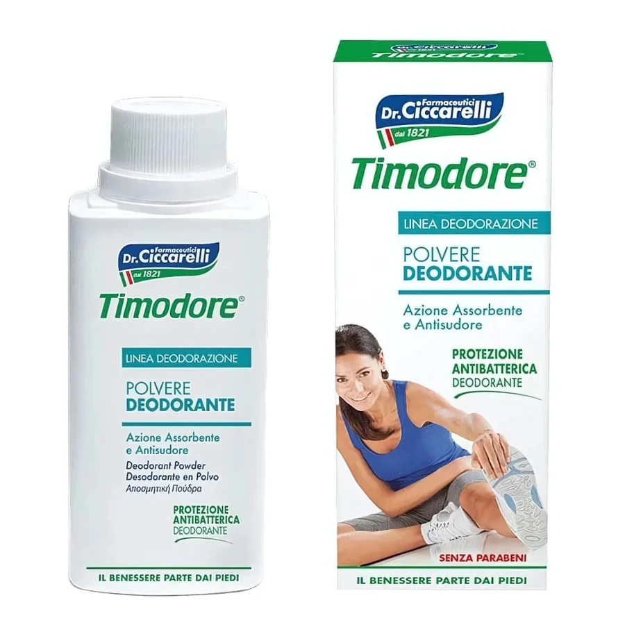 Дезодорант-пудра для ніг Timodore Deodorant Powder for Feet 75 г