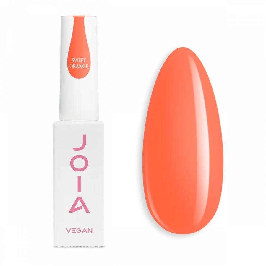 Камуфлююча база JOIA vegan BB Cream Base Sweet Orange насичений помаранчевий, емаль 8 мл