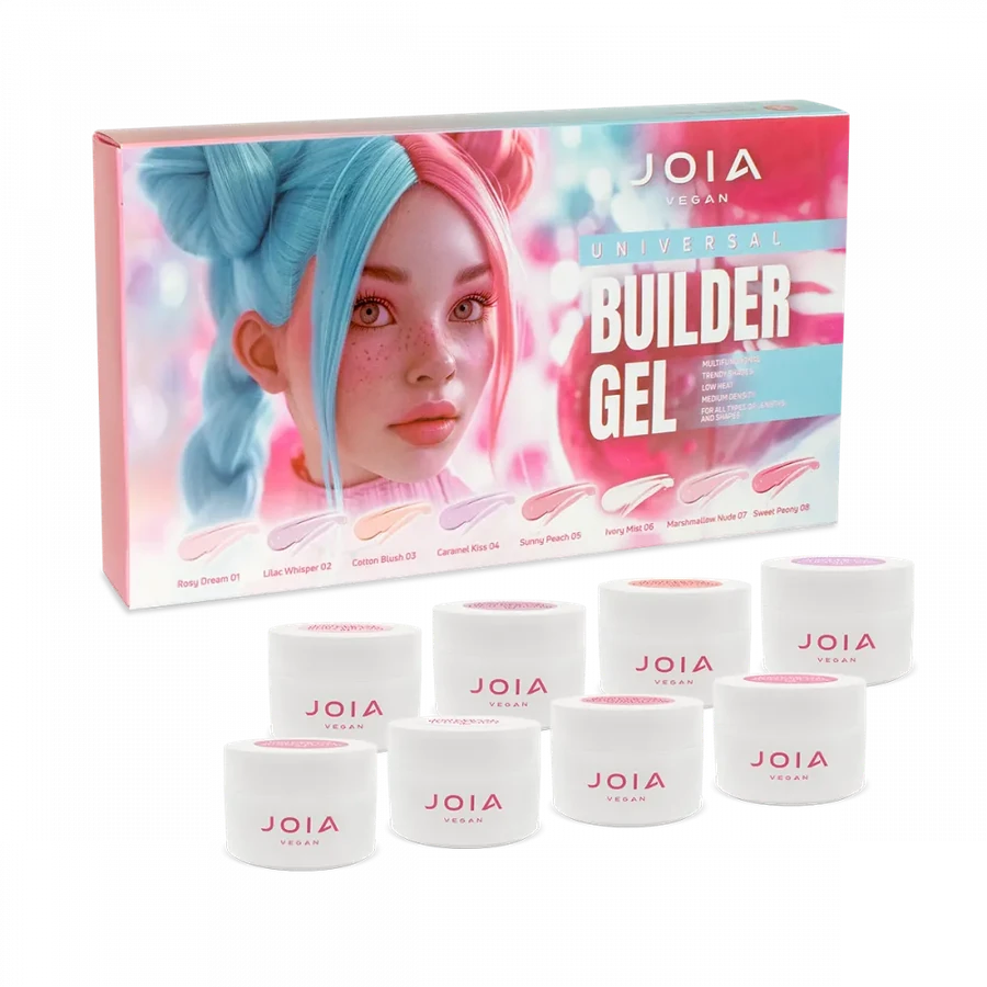 Набір моделюючих гелів JOIA vegan Universal Builder Gel Set 8 шт