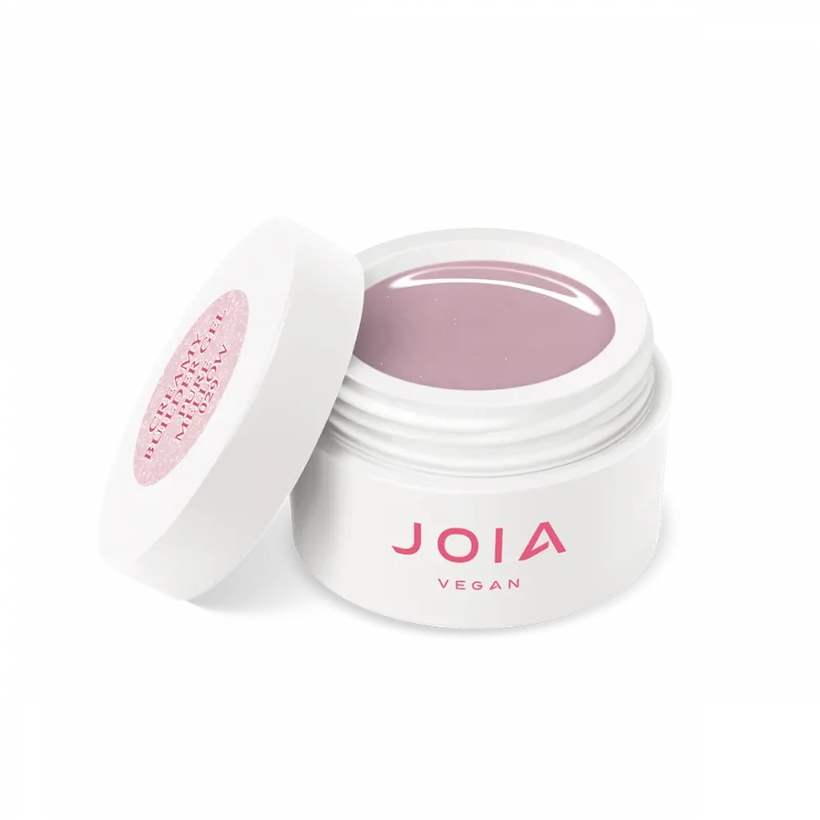 Моделюючий гель JOIA vegan Creamy Builder Gel 029 Pure Mellow приглушений фіолетовий, з легким перламутром 15 мл