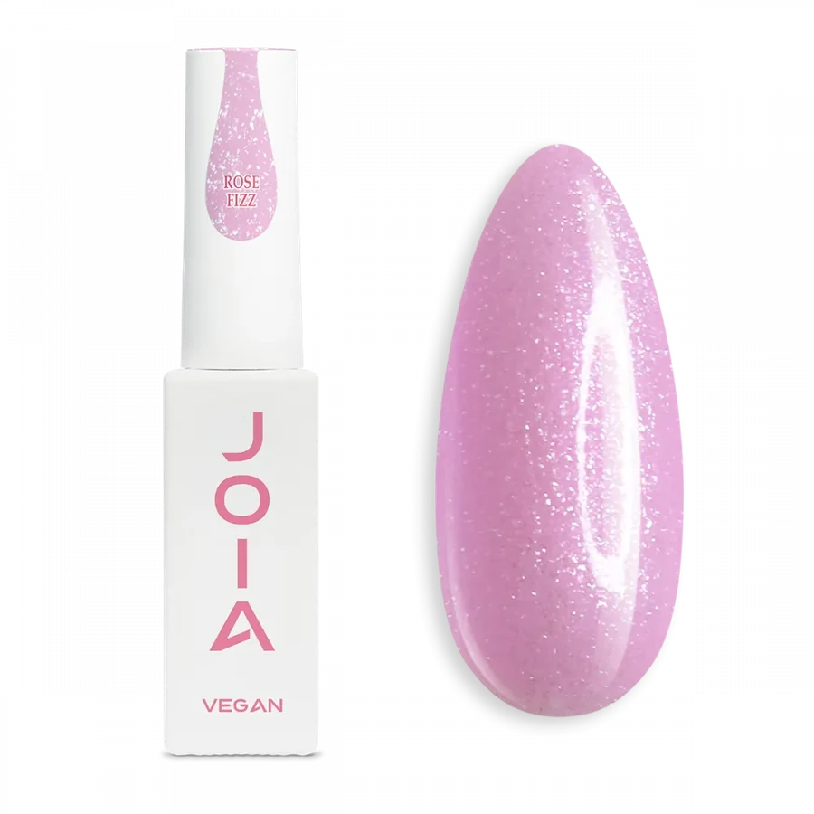 Камуфлюючий топ JOIA vegan Camouflage Top Rose Fizz насичений рожевий з легким бузковим підтоном, зі сріблястим шимером 8 мл