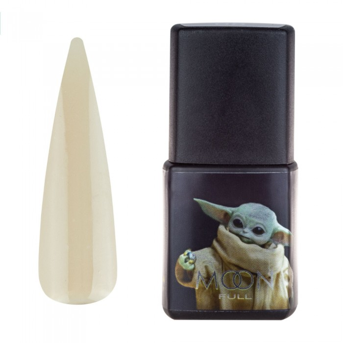 Гель-лак MOON FULL Baby Yoda 10 бежевий, емаль 8 мл
