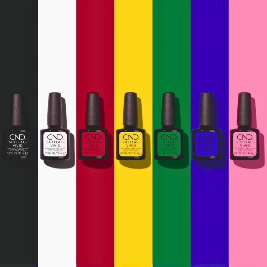 Гель-лак CND Shellac Lazuli Blue яскравий синій, емаль 7,3 мл