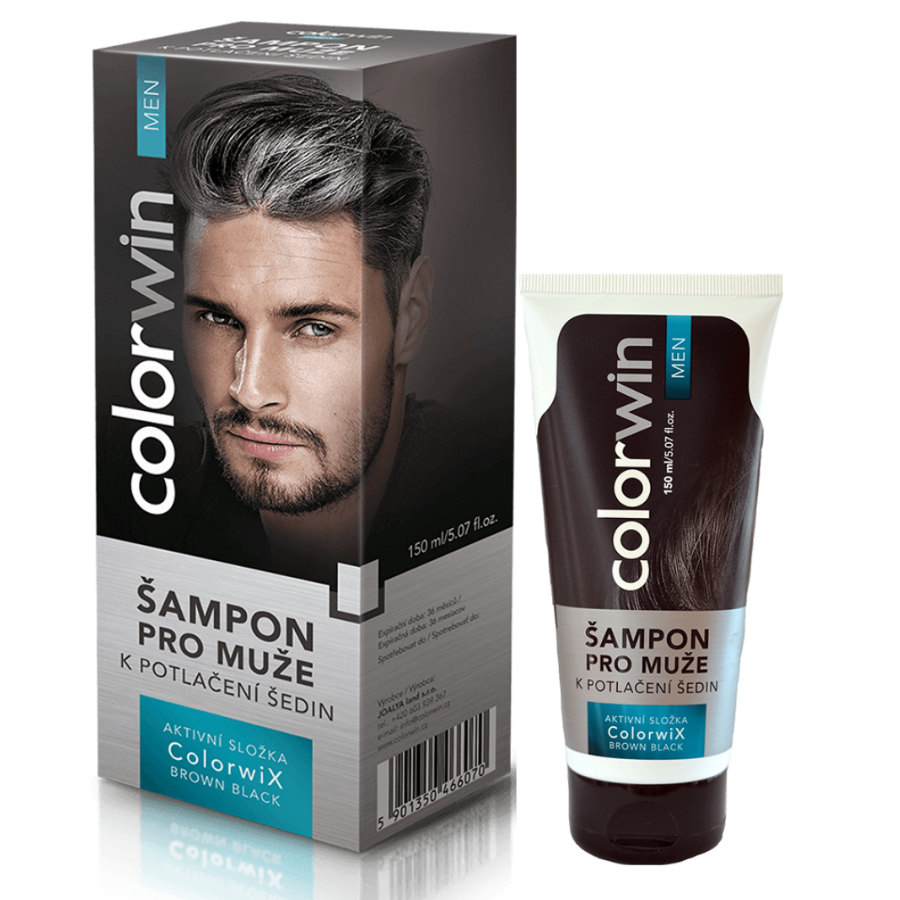 Шампунь для зменшення сивини чоловічого волосся Colorwin Men Shampoo for Reducing Grey Hair 150 мл