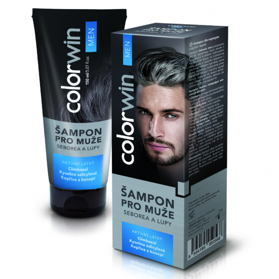 Шампунь чоловічий проти себореї та лупи Colorwin Men Shampoo Against Seborrhea and Dandruff 150 мл