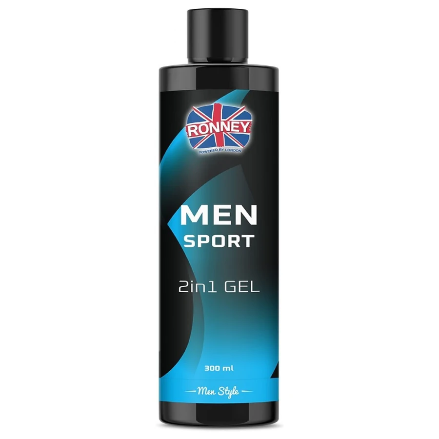 Гель для душу + шампунь 2 в 1 Ronney Men Sport Gel 2 in 1 300 мл