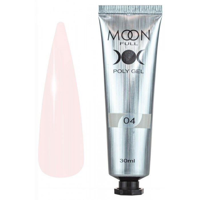 Полігель в тубі MOON FULL Poly Gel №04 бежевий 30 мл