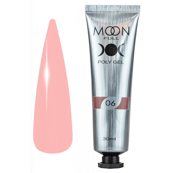 Полігель в тубі MOON FULL Poly Gel №06 персиковий 30 мл
