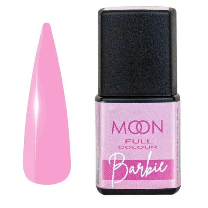 Гель-лак MOON FULL Gel Color Barbie №01 рожевий, емаль 8 мл