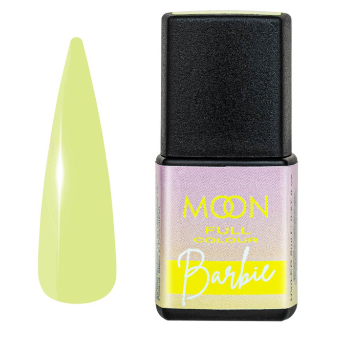 Гель-лак MOON FULL Gel Color Barbie №04 жовтий, емаль 8 мл