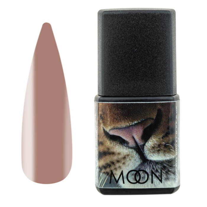Гель-лак MOON FULL Gel Color Jaguar Mocha Chocolate №06 пильний світло-коричневий, емаль 8 мл
