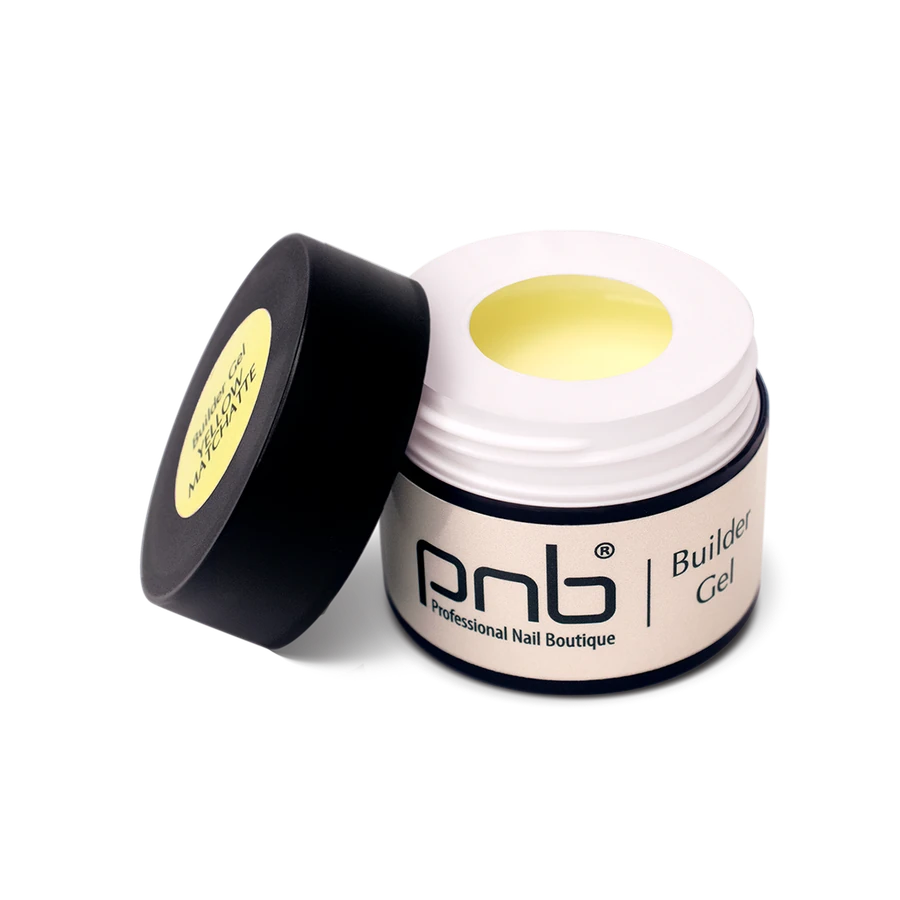 Будівельний гель PNB Builder Gel Yellow Matchatte теплий ніжно-жовтий 5 мл