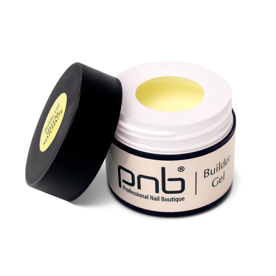 Будівельний гель PNB Builder Gel Yellow Matchatte теплий ніжно-жовтий 15 мл