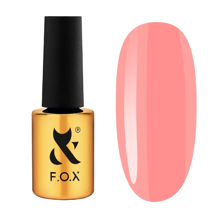 Рідкий акригель FOX Acryl Gel Bottle 022 персикова ніжність, емаль 14 мл