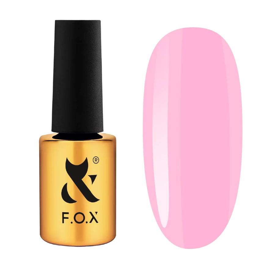 Рідкий акригель FOX Acryl Gel Bottle 023 світло-рожевий шовк, емаль 14 мл
