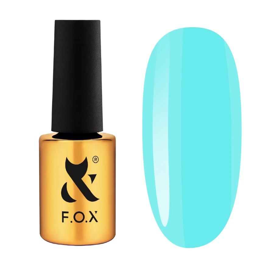 Рідкий акригель FOX Acryl Gel Bottle 028 бірюзовий, емаль 14 мл