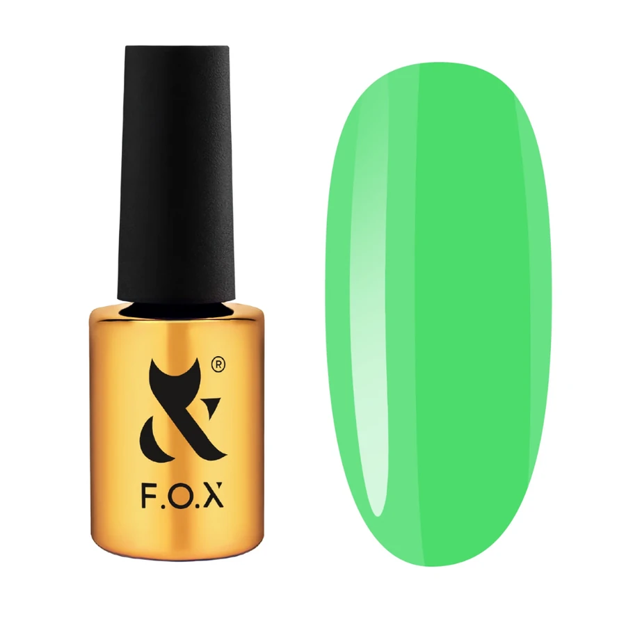 Рідкий акригель FOX Acryl Gel Bottle 029 лаймовий, емаль 14 мл