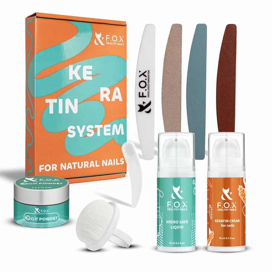 Кератинова система для натуральних нігтів FOX Keratin System for Natural Nails