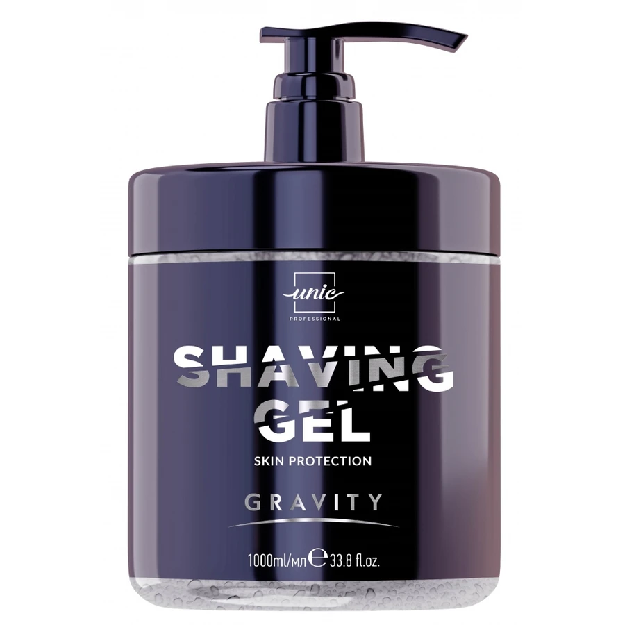 Гель для гоління Unic GRAVITY Shaving Gel Skin Protection 1000 мл