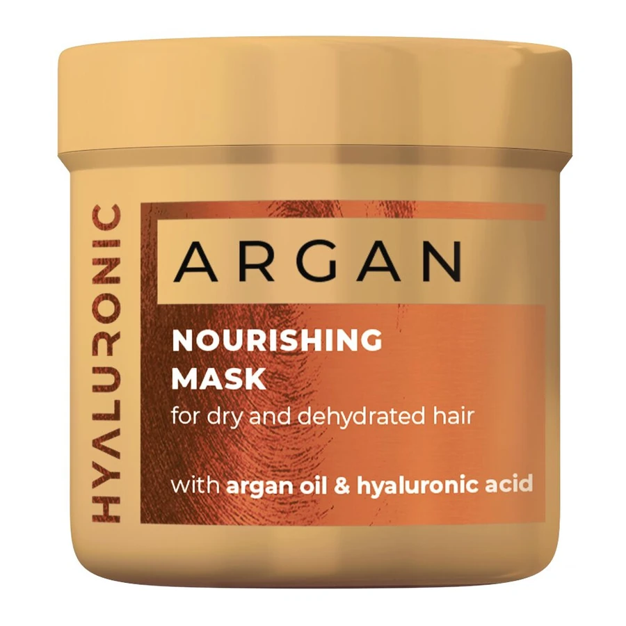 Живильна маска для сухого та зневодненого волосся Unic Hyaluronic Argan Nourishing Mask 500 мл