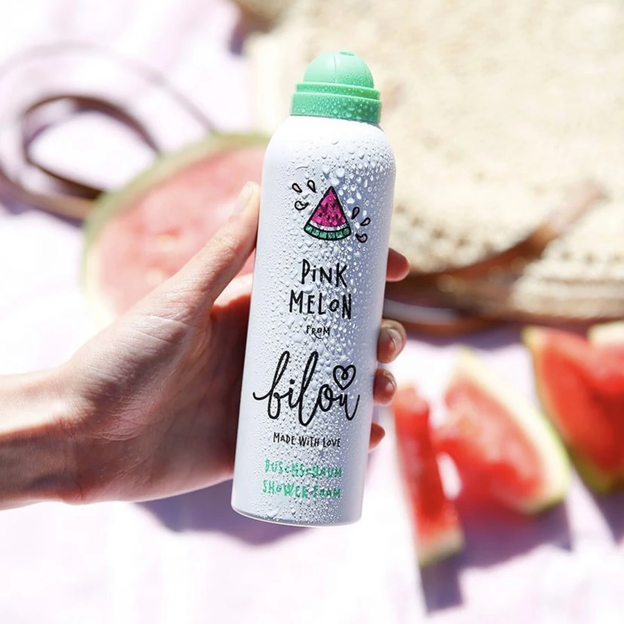 Пінка для душу Bilou Pink Melon Shower Foam рожевий кавун 200 мл