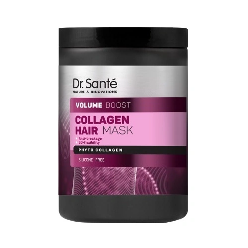 Уцінка! Маска коллаген Dr.Sante Mask Collagen Hair Volume Boost 1000 мл Discount об&rsquo;єм, очищення