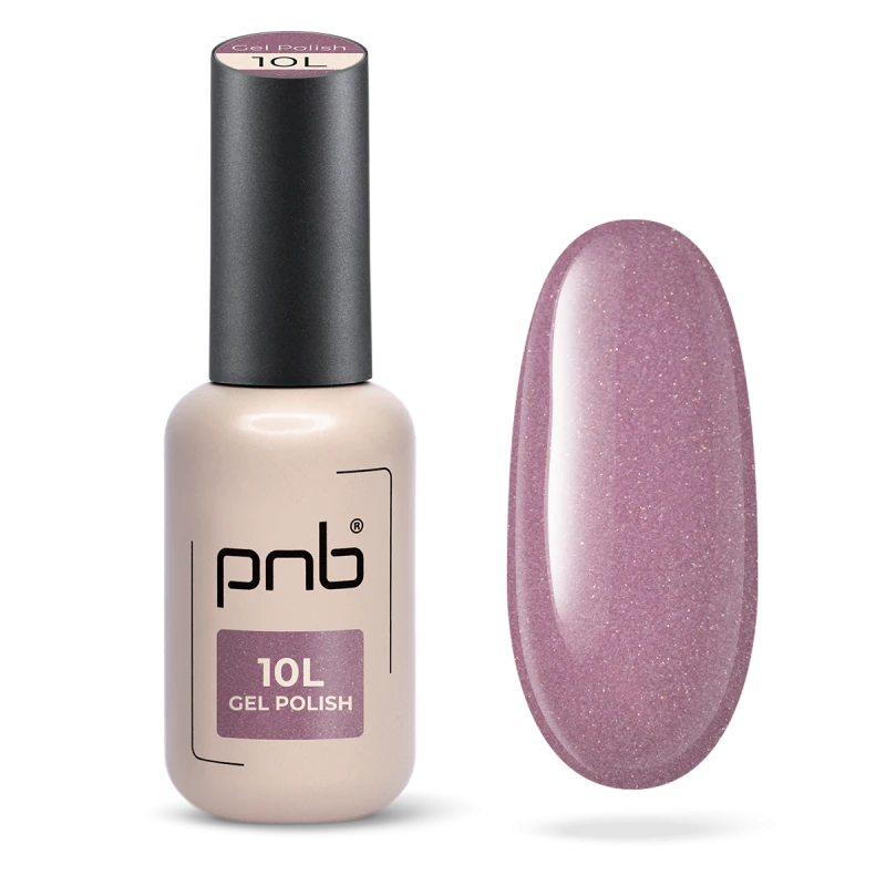 Гель-лак PNB UV/LED Gel Polish Taupe Cacao 10L какао, з перламутровим шиммером 8 мл