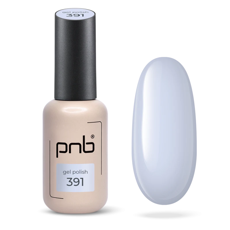 Гель-лак PNB №391 Lilac Air лавандовий, емаль 8 мл