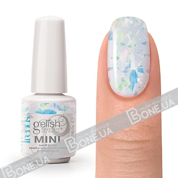 Гель-лак Harmony Gelish MINI Rough Around The Edges кольорова слюда на прозорій основі 9 мл