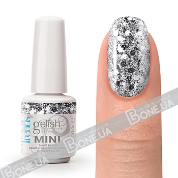 Гель-лак Harmony Gelish MINI Am I Making You Gelish? сріблястий з глітером 9 мл