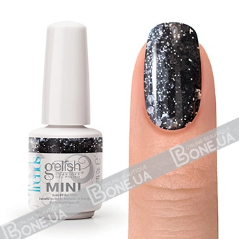 Гель-лак Harmony Gelish MINI Concrete Couture антрацитовий з глітером 9 мл