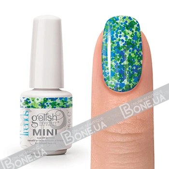 Гель-лак Harmony Gelish MINI Candy Shop сині та зелені блискітки 9 мл