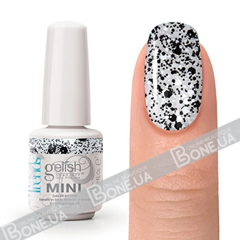 Гель-лак Harmony Gelish MINI A Pinch Of Pepper чорні та сріблясті блискітки 9 мл